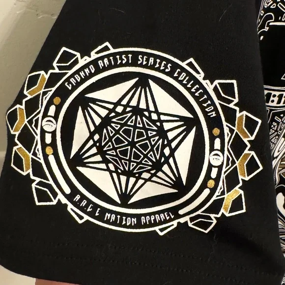 Rage Nation Psychedelic Rave Shirt Eye - Picture 5 of 7